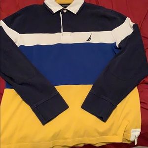 Vintage Nautica long sleeve polo